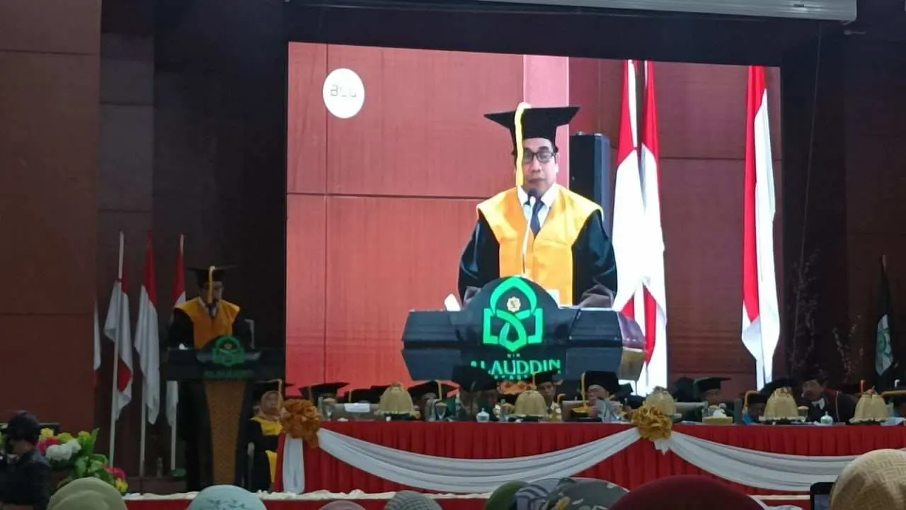 Prof Firdaus Muhammad Dikukuhkan Sebagai Guru Besar UIN Alauddin Makassar