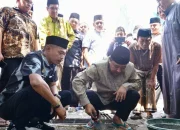 Pj Gubernur Sulsel Peletakan Batu Pertama Pembangunan Menara Masjid Nurul Ilmi Himal SMPPSMADAGA Bone