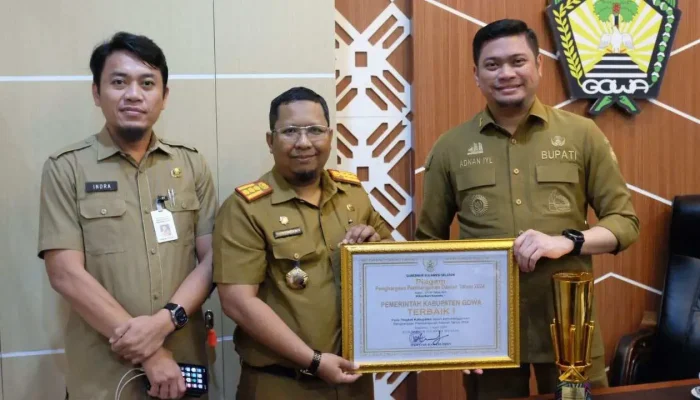 Gowa Raih Penghargaan Pembangunan Daerah Terbaik Pertama Tingkat Sulsel 2024
