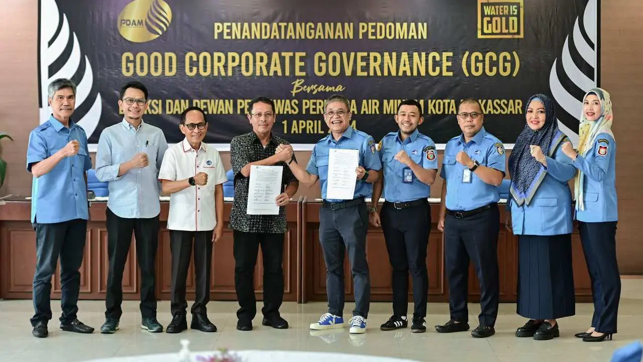 Komitmen Jaga Tata Kelola Perusahaan yang Baik, Direksi & Dewas PDAM MoU Pedoman GCG