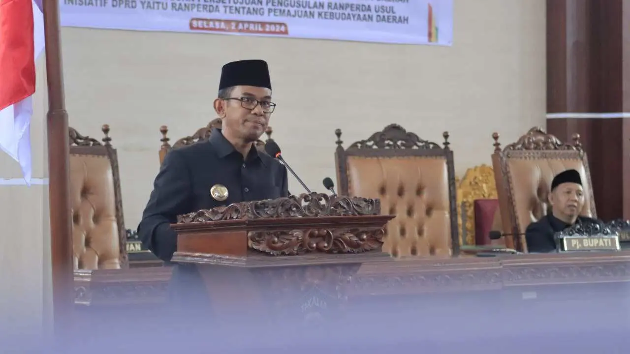 Pj Bupati Takalar hadir di Rapat Paripurna Terkait LKPJ Tahun 2023
