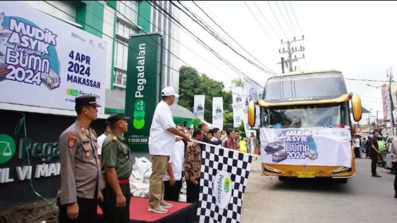 Mudik Asyik Pegadaian: Berangkatan 230 Peserta dari berbagai Daerah