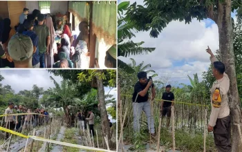 Jauh dari Bantaeng Silaturahmi Berlebaran ke Orang Tua di Desa Kassi Jeneponto, Seorang Pria Tewas Gantung Diri di Pohon