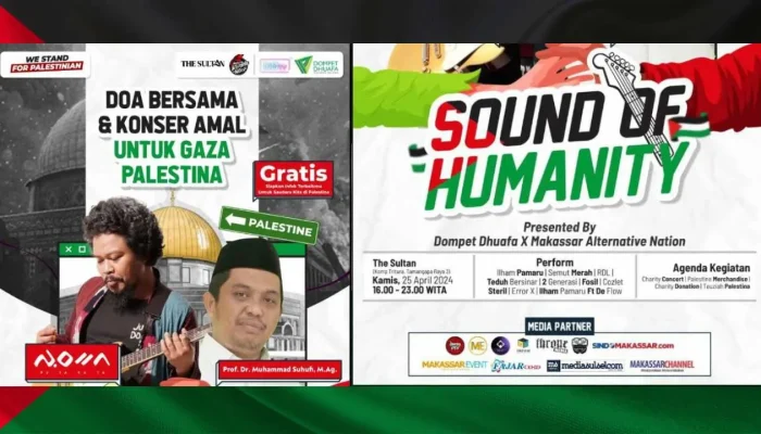 Pusakata dan Koalisi Musisi Makassar Gelar Aksi Untuk Palestina