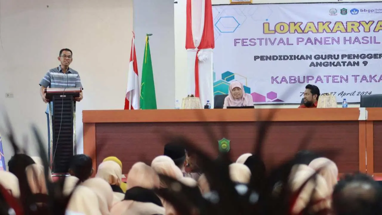 Pj Bupati Takalar Buka Lokakarya Festival Panen Hasil Belajar Pendidikan Guru Penggerak