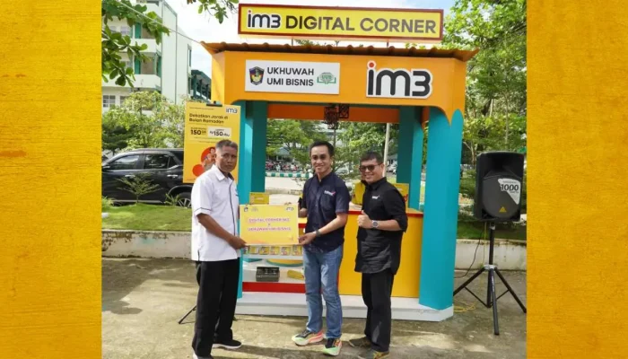 Dorong Mahasiswa Kembangkan Potensi UMKM di Kampus, IM3 Luncurkan Digital Corner IM3 Pertama di Sulawesi