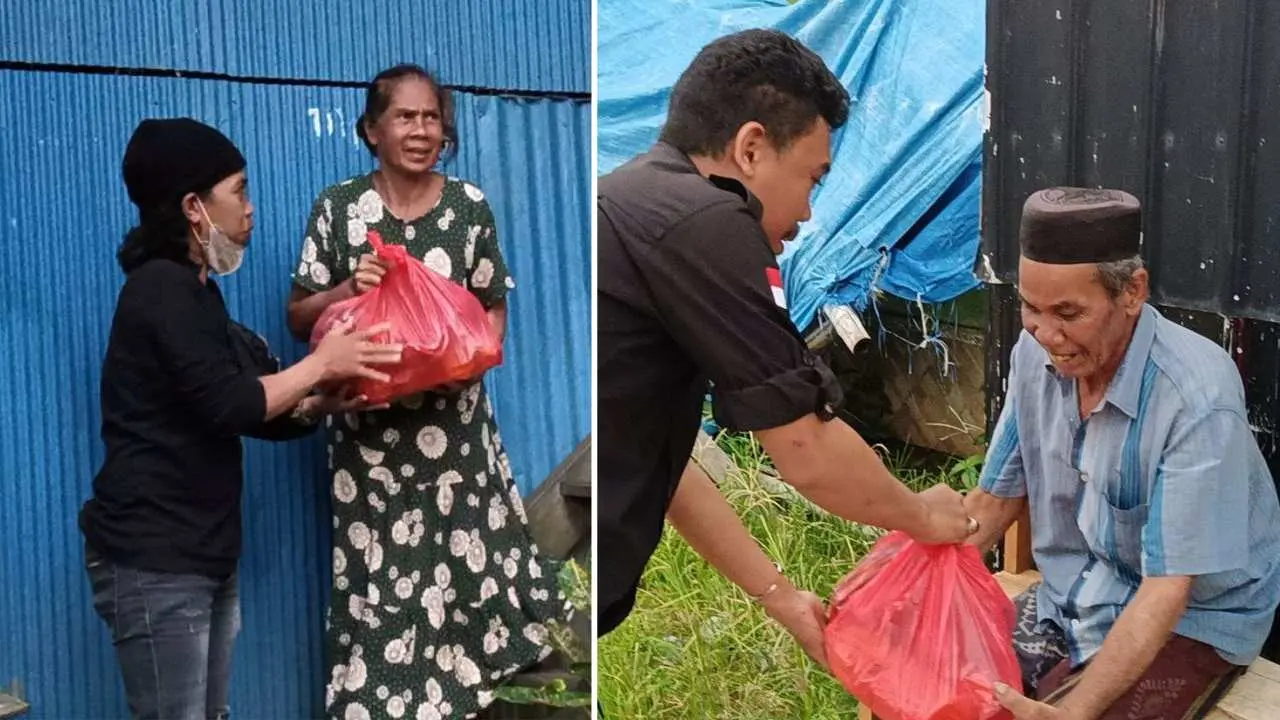 KPJ Peduli Bagikan Puluhan Parcel ke Penerima Manfaat Keluarga Dhuafa di Pangkep