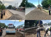 Jelang MTQ Ke-XXXVIII , Pj Bupati Pantau Pengaspalan Bahu Jalan Poros Takalar