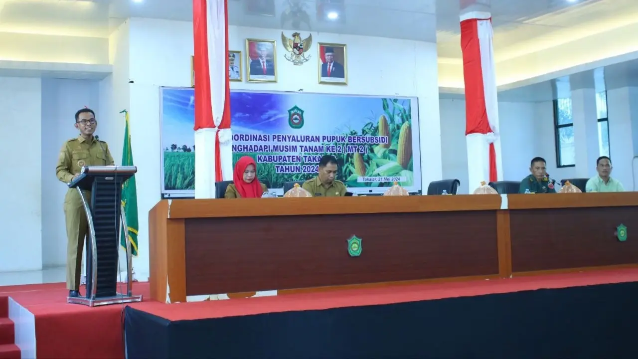 Pj Bupati Takalar Pimpin Rakor-Sosialisasi Penambahan Kuota Pupuk Bersubsidi