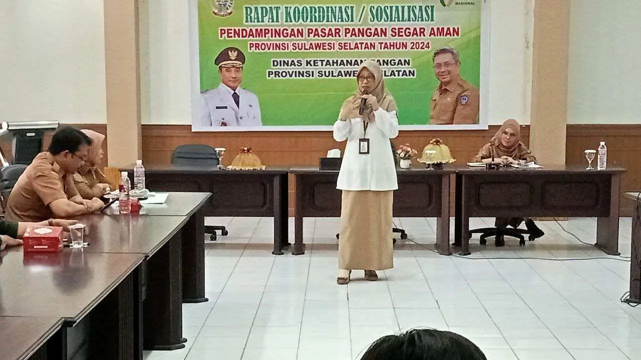 Dinas Ketapang Sulsel Gelar Rakor-Sosialisasi Pendampingan Pasar Pangan Segar & Aman 2 Dinas Ketapang Sulsel Gelar Rakor-Sosialisasi Pendampingan Pasar Pangan Segar & Aman