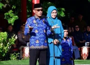 Upacara Pertama sebagai Pj Gubernur Sulsel, Prof Zudan Dorong Percepatan Transformasi Digital