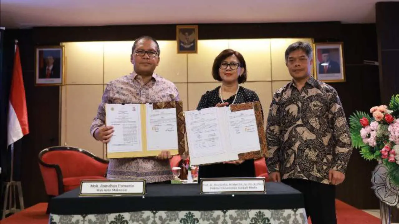 Pemkot Makassar & UGM Sepakati Kerja Sama Wujudkan Kota Rendah Karbon