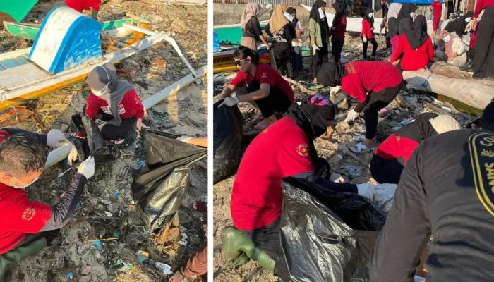 Dispora bersama Duta Pemuda Makassar “Appattasa” Pantai di Pulau Barrang Lompo