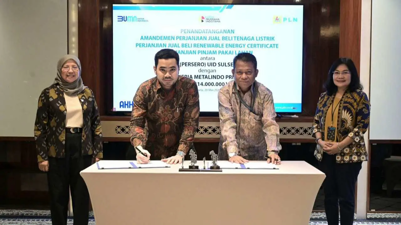 Gunakan REC PLN, Pelanggan Smelter di Sultra Siap Hasilkan Produk dari Energi Hijau