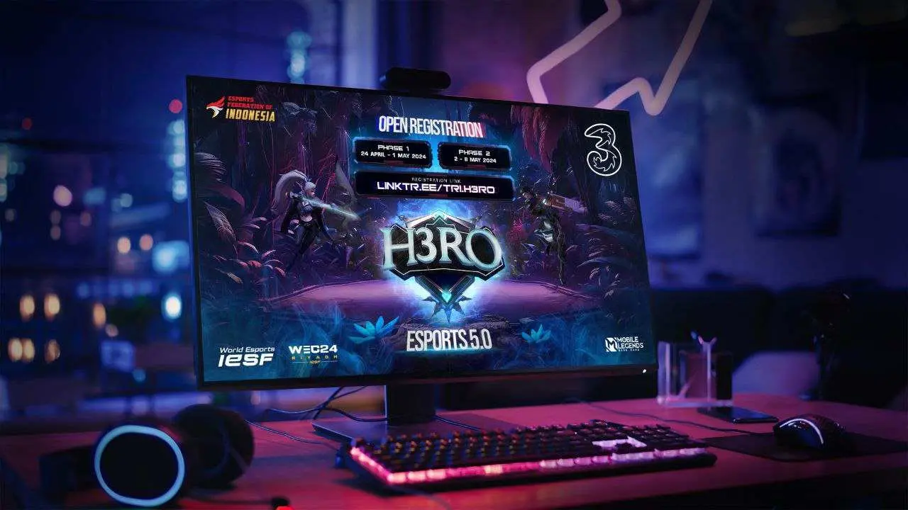 Indosat Hadirkan H3RO Esports 5.0: Ajang Lahirkan Talenta Pemain Profesional