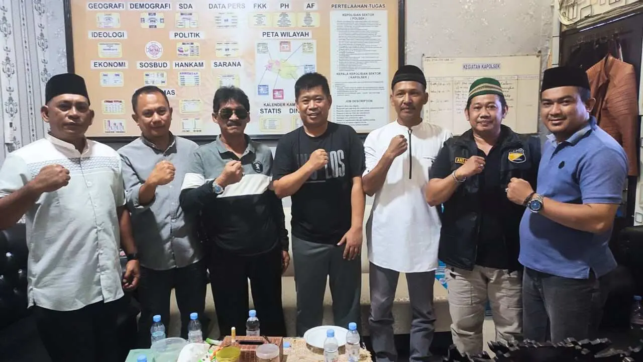 Penasehat FKPM Kecamatan Manggala Dampingi Para Ketua Kelurahan Koordinasi dengan Kapolsek