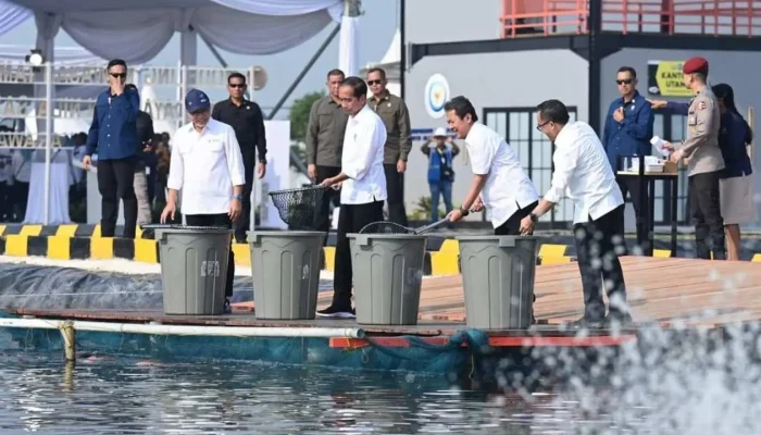 Resmikan Tambak Budi Daya Ikan Nila, Presiden Jokowi Soroti Potensi Besar Tambak Terbengkalai di Pantura