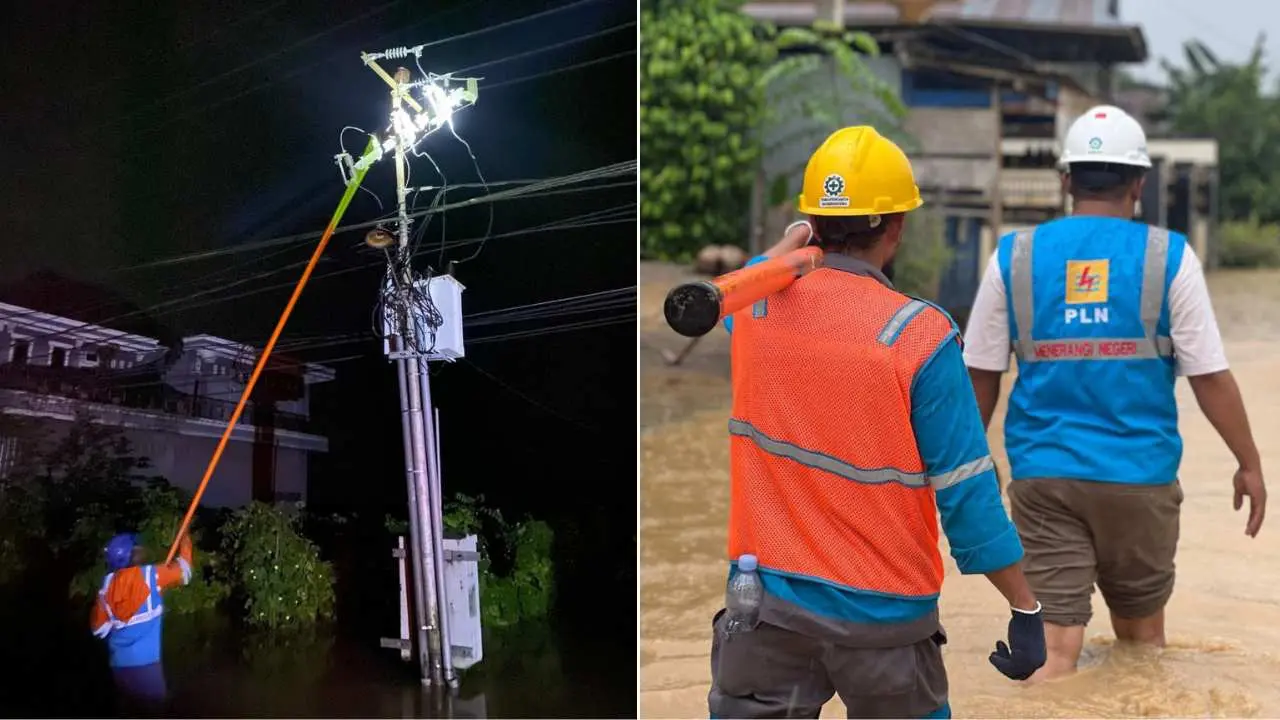 PLN Tanggap Pulihkan Listrik Akibat Banjir-Longsor di Beberapa Kabupaten Sulawesi Selatan