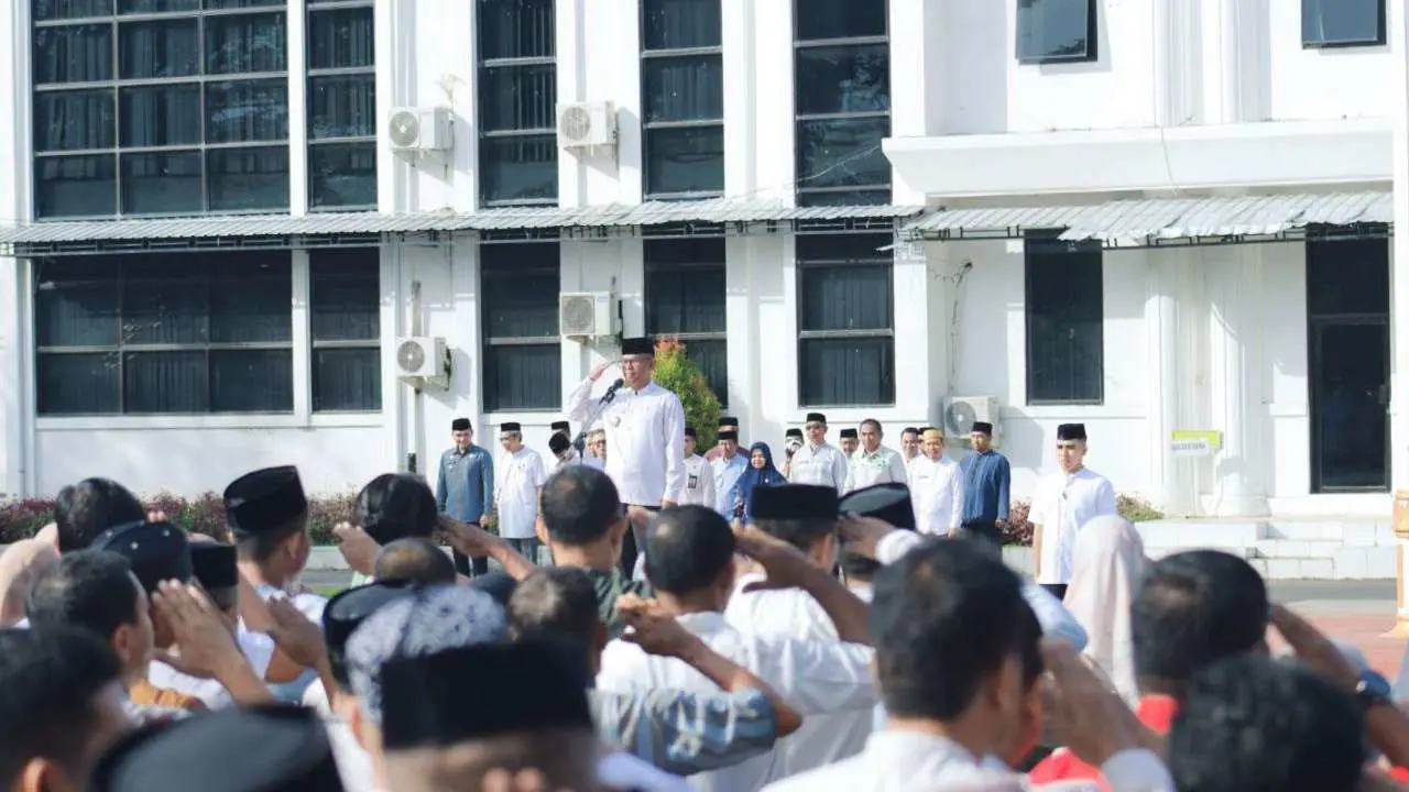 Pimpin Apel Gabungan, Pj Bupati Tingkatkan Kedisiplinan dan Kinerja Pegawai