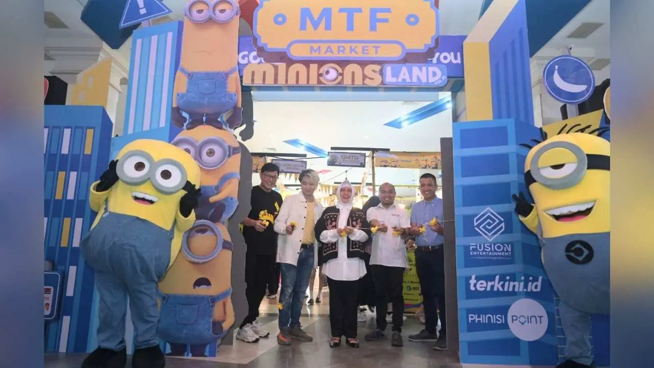 Resmi Dibuka, Indira Yusuf Ismail: MTF Market Minions Land Semakin Membranding Makassar Kota Makan Enak
