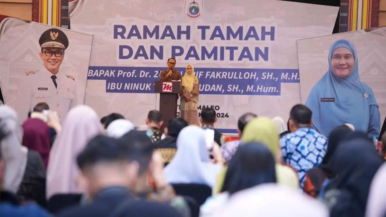 Pj Gubernur Prof Zudan Arif bersama Istri hadiri Malam Ramah Tamah dan Pamit ke Pemprov Sulbar