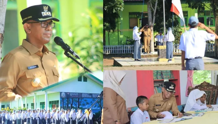 Pembina Upacara di SMKN 6 Takalar, Pj Bupati Berpesan Persiapkan Diri Menuju Indonesia Emas 2045
