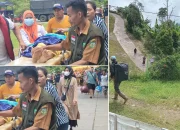 Nakes Sulsel Rela Jalan Kaki untuk Layani Korban Banjir-Longsor di Titik Terisolir Latimojong