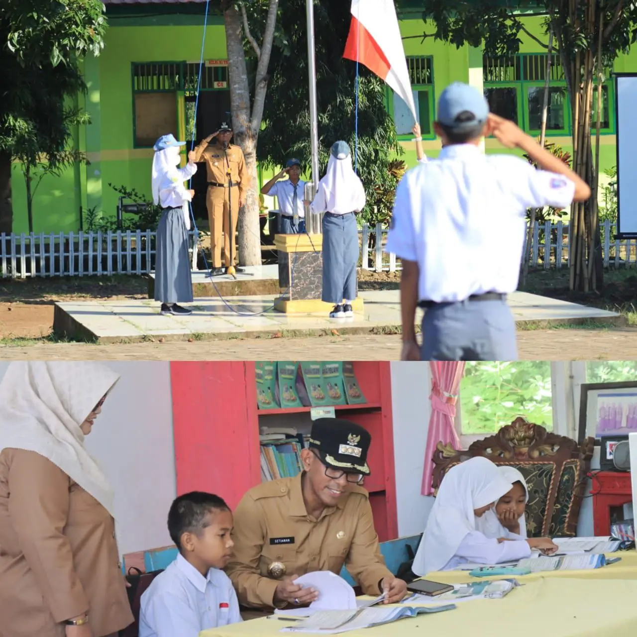 Pembina Upacara di SMKN 6 Takalar, Pj Bupati Berpesan Persiapkan Diri Menuju Indonesia Emas 2045