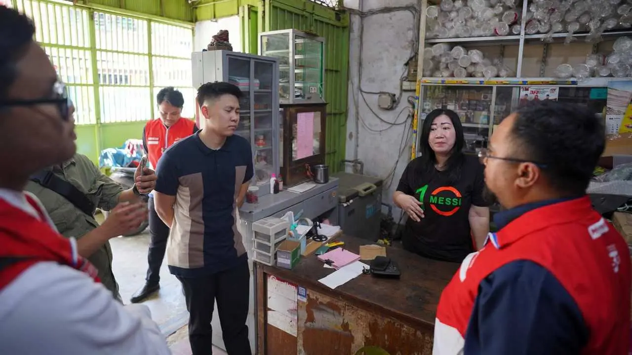 Pertamina Sulawesi-Hiswana Migas Monitoring Bersama di Pangkalan LPG 3 Kg, Transaksi Merchant Apps Berjalan Lancar