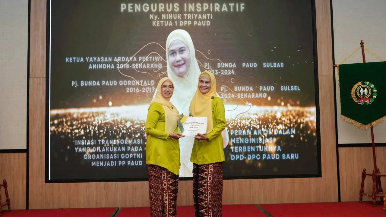 Puncak Perayaan HUT Ke-67 Tahun, Ninuk Triyanti Zudan Terima Penghargaan dari DPP PP-PAUD