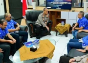 Persiapan Porpamnas VIII, Beni Iskandar Bersama Jajaran Panitia Bertandang ke Polrestabes Makassar
