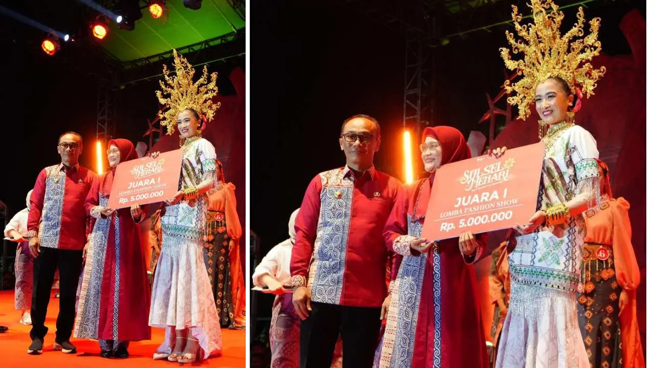 Anak-Anak Down Syndrom Ikut Serta Fashion Show di Festival Sulsel Menari, Pj Ketua TP PKK Apresiasi