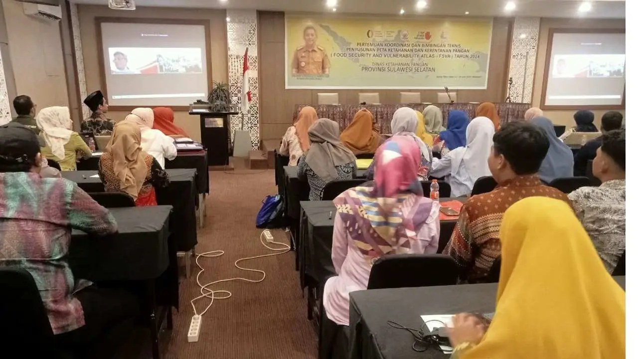 Pj Sekda Sulsel Harap melalui Bimtek, Upaya Pengentasan Wilayah Rentan Rawan Pangan dapat Optimal