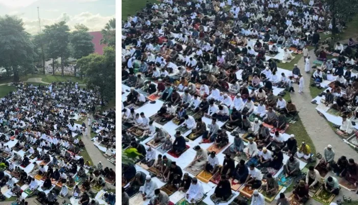 Shalat Iduladha di Maxone Hotel and Resort Makassar dihadiri Ribuan Jamaah