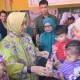 Ketua TP PKK Tinjau Gerakan Intervensi Serentak Pencegahan Stunting digelar Dinkes Makassar