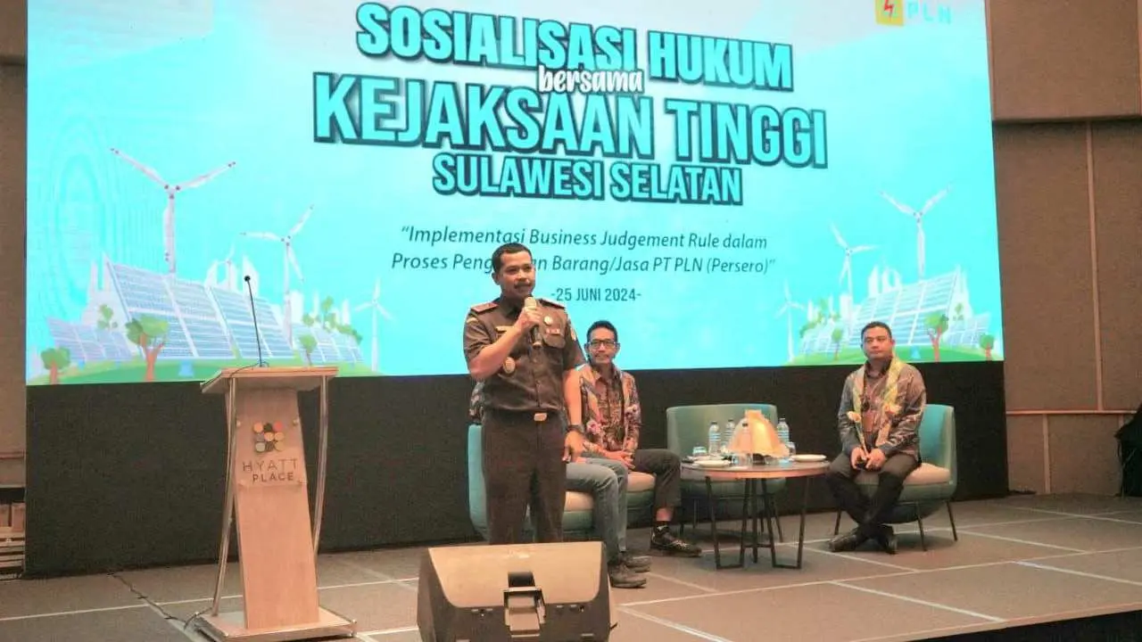Perkuat Sinergitas Pembangunan Infrastruktur Ketenagalistrikan, PLN Gandeng Kajati Sulsel Sosialisasi Hukum