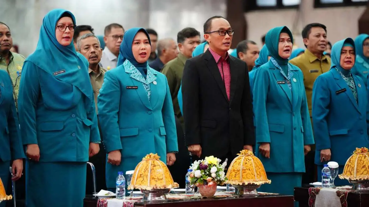 Pj Gubernur Kukuhkan Pj Ketua TP PKK Ninuk Triyanti Zudan & Ketua Pembina Posyandu Kabupaten Kota se-Sulsel