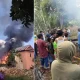 Ditinggal Penghuninya ke Pesta, 1 Unit Rumah Panggung di Desa Tuju Jeneponto Hangus Terbakar