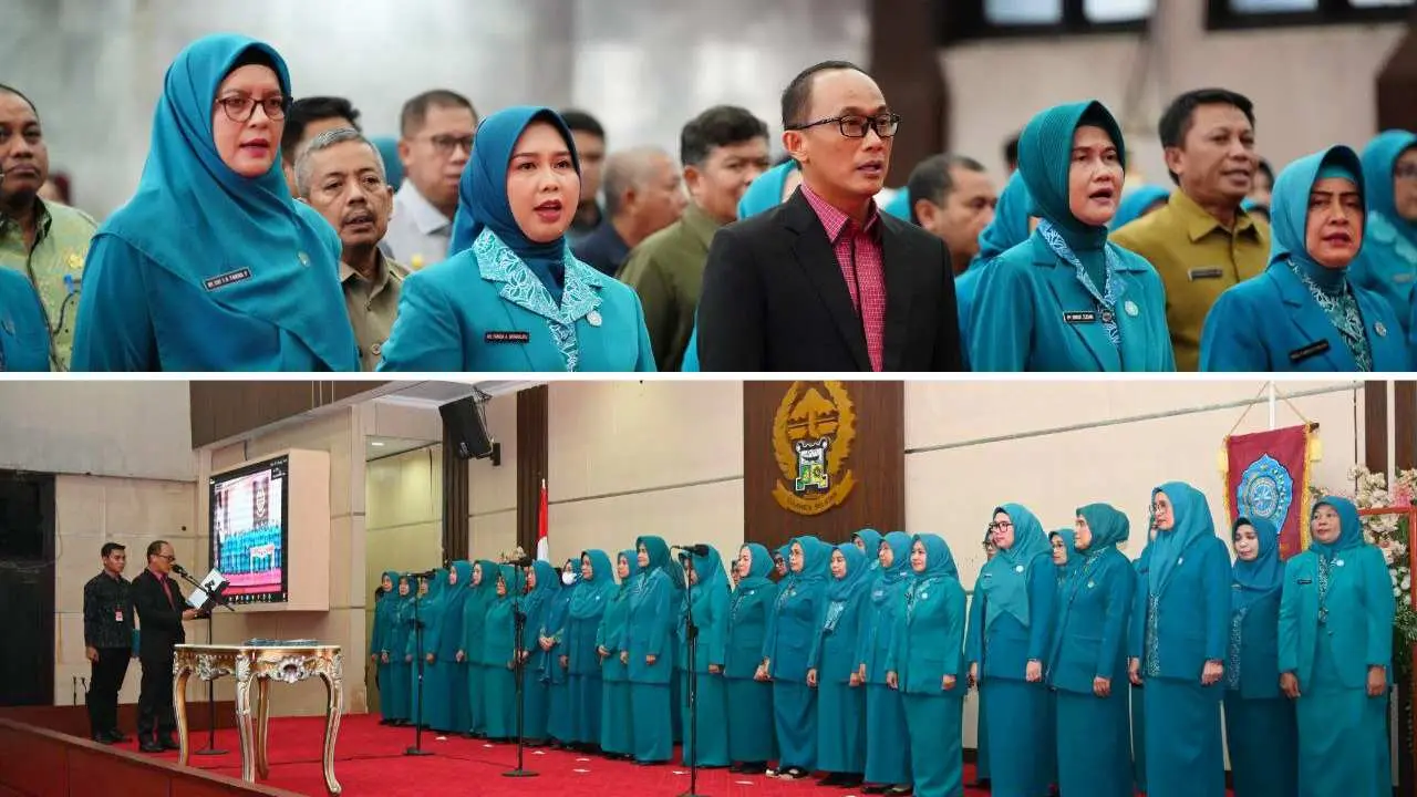 Pj Gubernur Kukuhkan Pj Ketua TP PKK Ninuk Triyanti Zudan & Ketua Pembina Posyandu Kabupaten Kota se-Sulsel
