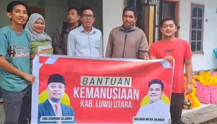Andi Sudirman Utus Tim Salurkan Bantuan Korban Banjir di 3 Desa di Lutra