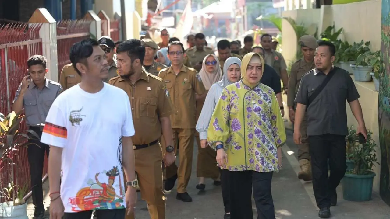Indira Tinjau Persiapan Lomba Kelurahan Terpadu di Manggala