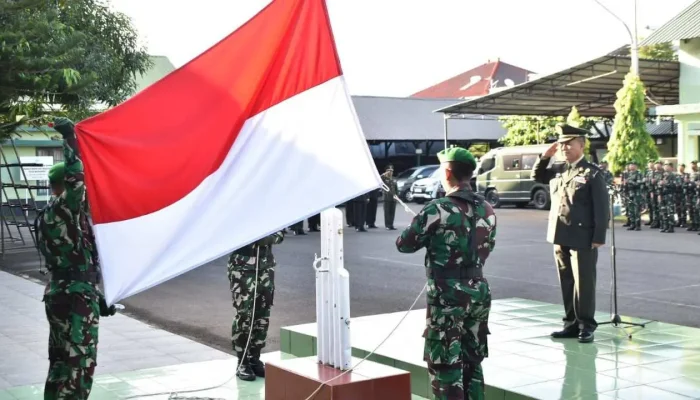 Kodim 1408/Mks Gelar Upacara Peringatan Hari Lahir Pancasila