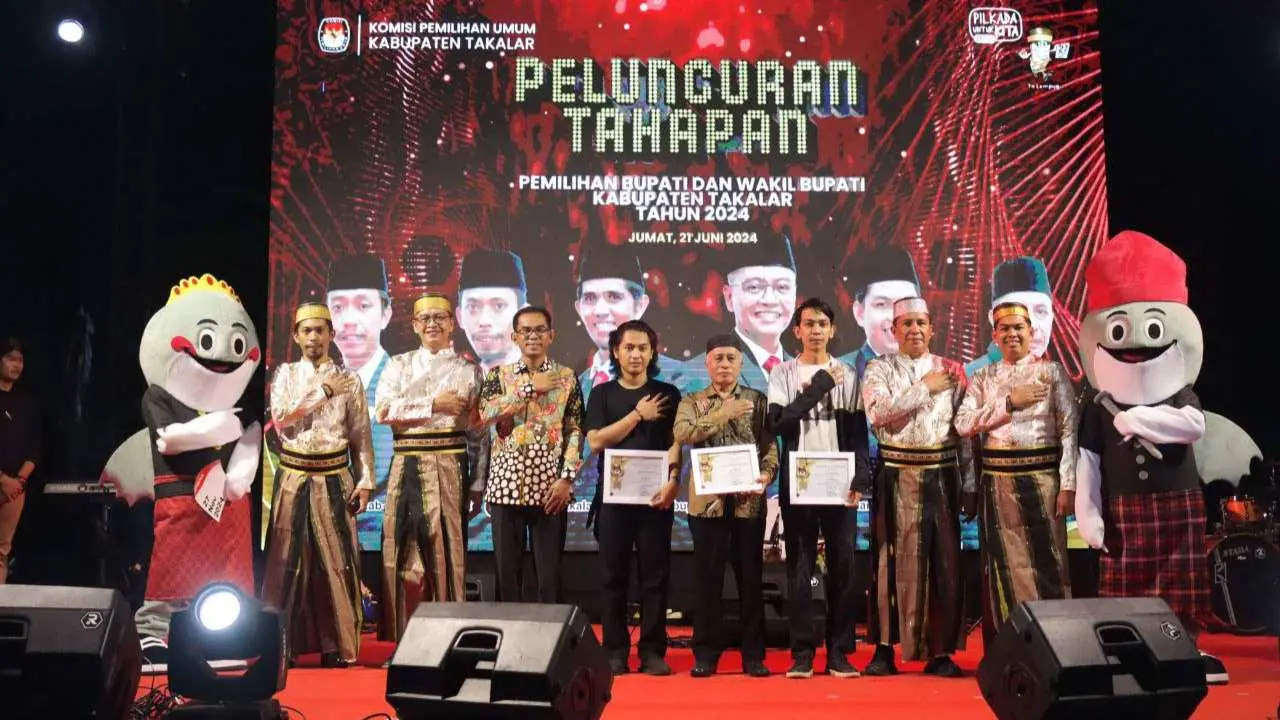 Peluncuran Tahapan Pemilihan Bupati dan Wakil Bupati Takalar Tahun 2024