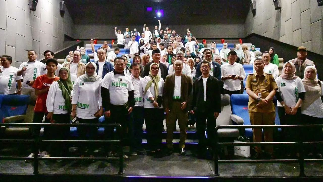 Pj Gubernur Sulsel Nobar Film Lafran Bersama Kader HMI, Prof Zudan: Bagus untuk Diteladani