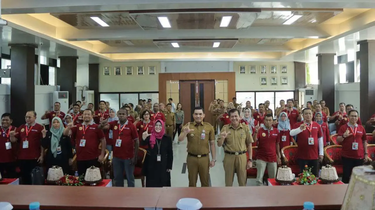 Sekda Takalar Terima Peserta Locus Visitasi Kepemimpinan Nasional Peserta PKN Tk. II Angk. V Puslatbang KMP