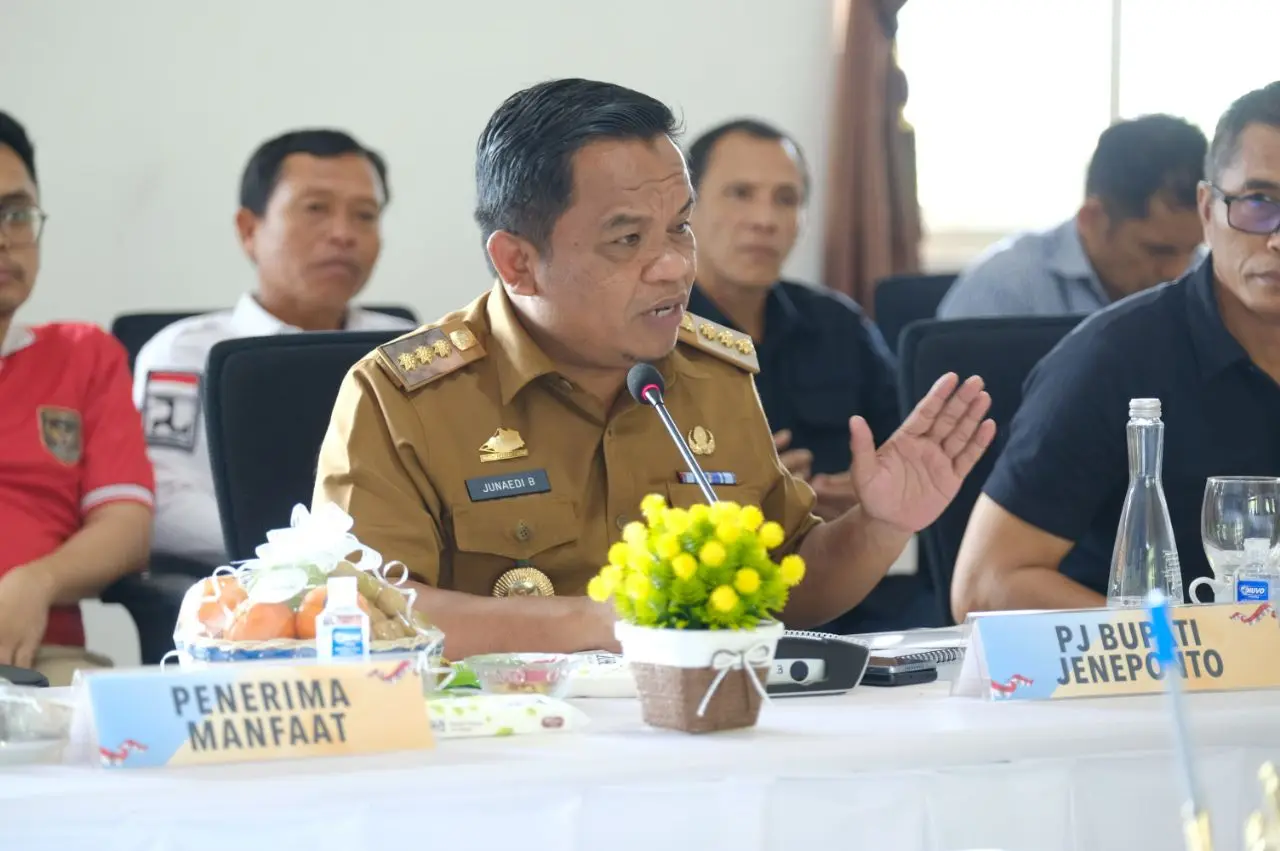 Pj Bupati Jeneponto & Direktorat Bendungan dan Danau KemenPUPR Bahas Perbaikan Jaringan Irigasi Induk Bendungan Karaloe