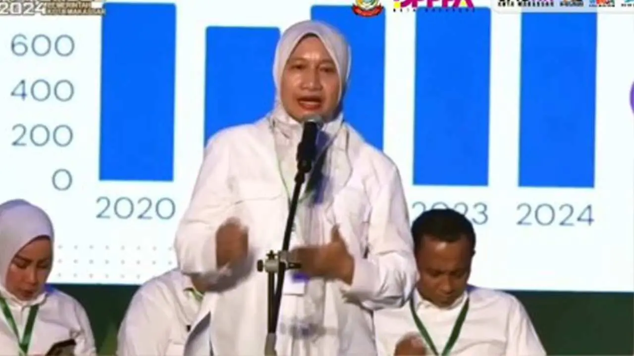 Achi Soleman Paparkan Capaian Inovasi DP3A Makassar dalam Rakorsus Pemkot Makassar 2024