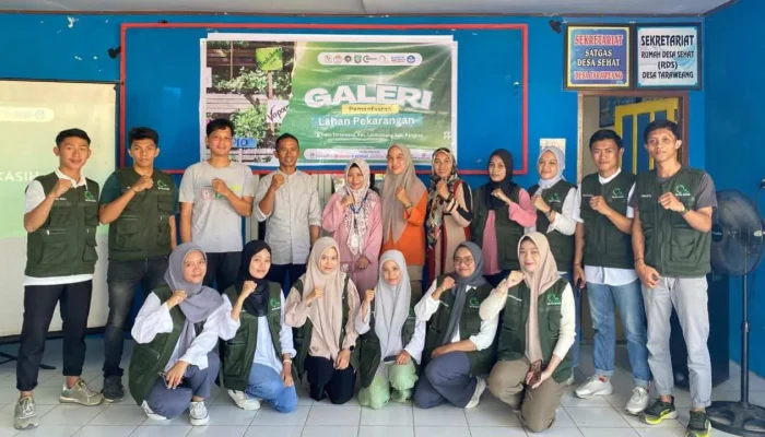 Tim PPK Ormawa BKMF  Sinapsis Lakukan Edukasi dan Pengenalan Konsep Pemanfaatan Lahan Pekarangan