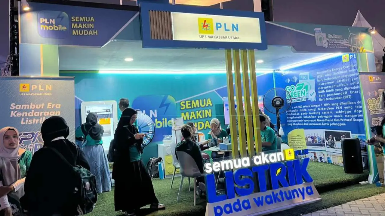 PLN Sukses Hadirkan Energi Hijau tanpa Kedip di F8 Makassar 2024