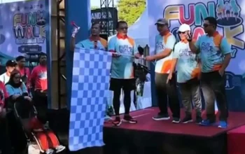 Rangkaian Harkopnas Ke-77, Diskop Makassra Gelar FunWalk Cooperative Day 2024